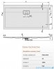 Sanplast Space Line brodzik prostokątny 180x90x3cm+syfon 615-110-0160-01-000